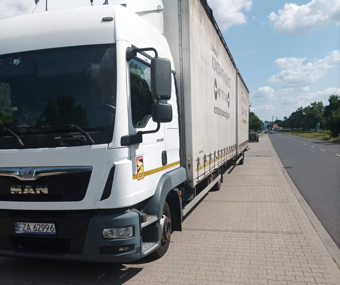 Ciężarówka MAN TGL - wyłączenie DPF i EGR