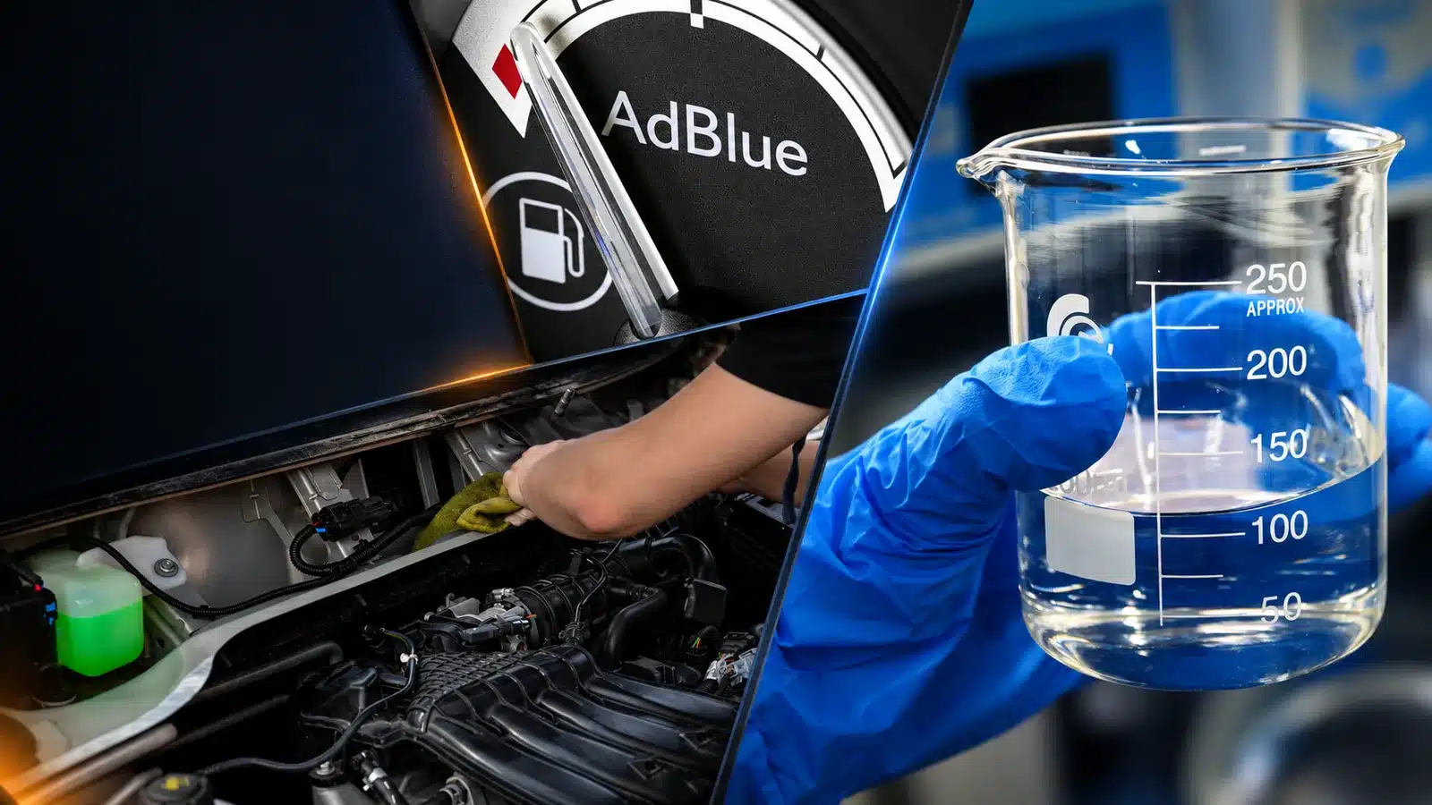 Kontrola bezbarwnego płynu AdBlue i diagnostyka błędu P207F