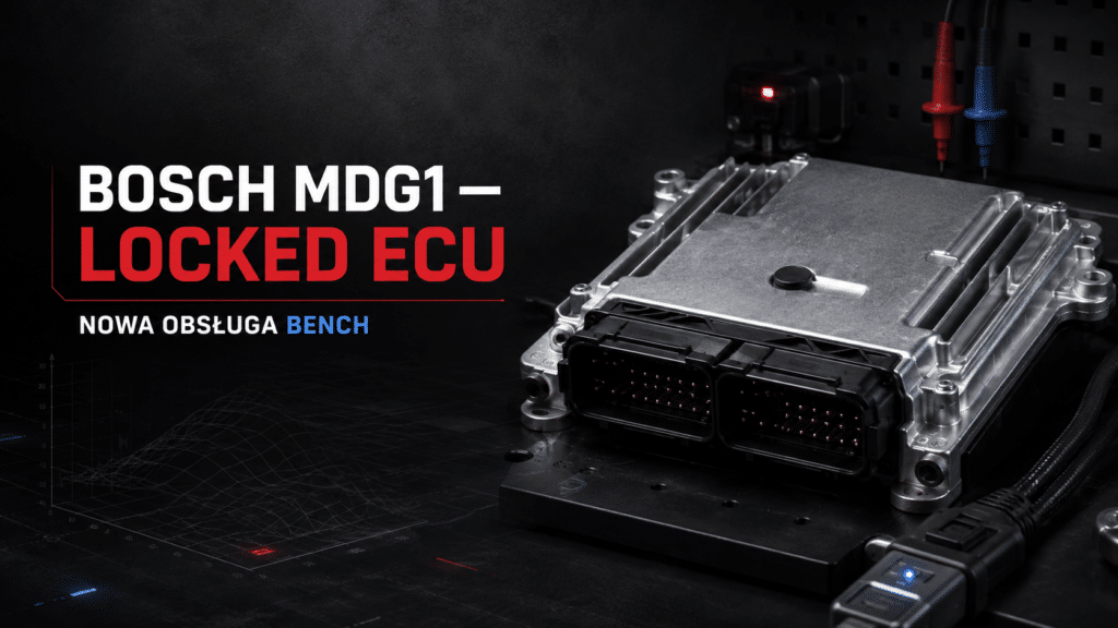 Obsługujemy Bosch MDG1 Locked – nowe protokoły BENCH KESS3 3.51